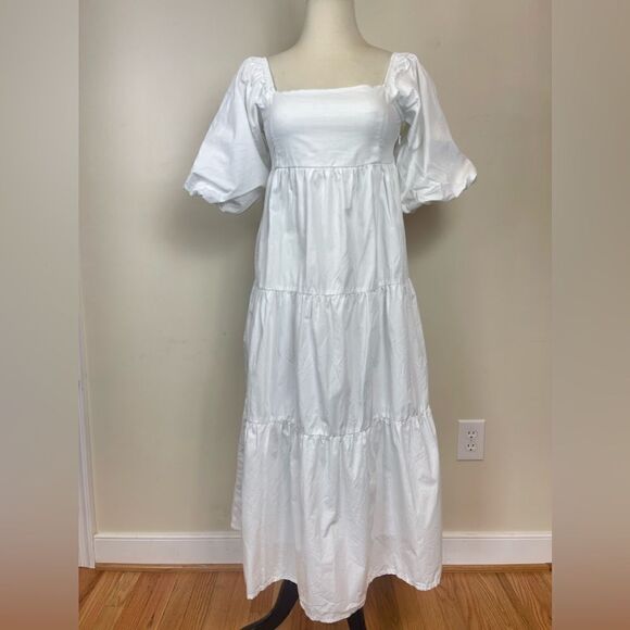 Faithfull The Brand Kiona Midi Dress - Picture 3 of 8